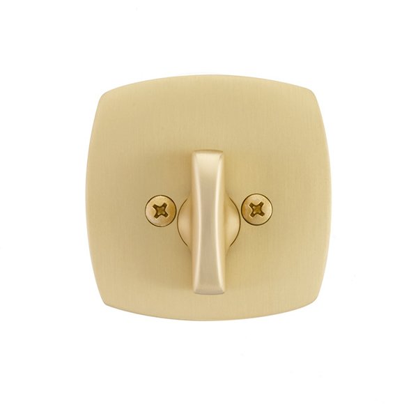 Emtek Urban Modern Deadbolt, Single Sided in Satin Brass finish