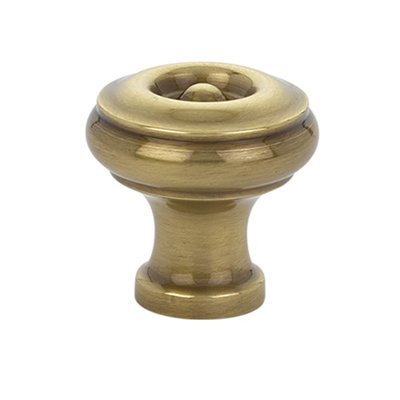 The Emtek Waverly Cabinet Knob in French Antique finish