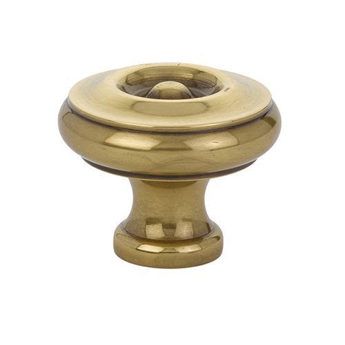 The Emtek Waverly Cabinet Knob in French Antique finish