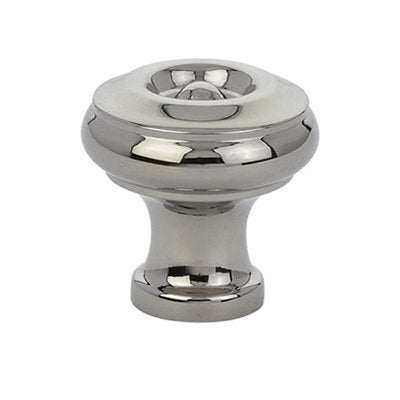 The Emtek Waverly Cabinet Knob in Lifetime Polished Nickel finish