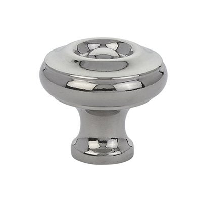 The Emtek Waverly Cabinet Knob in Lifetime Polished Nickel finish