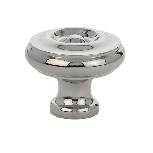 The Emtek Waverly Cabinet Knob in Lifetime Polished Nickel finish