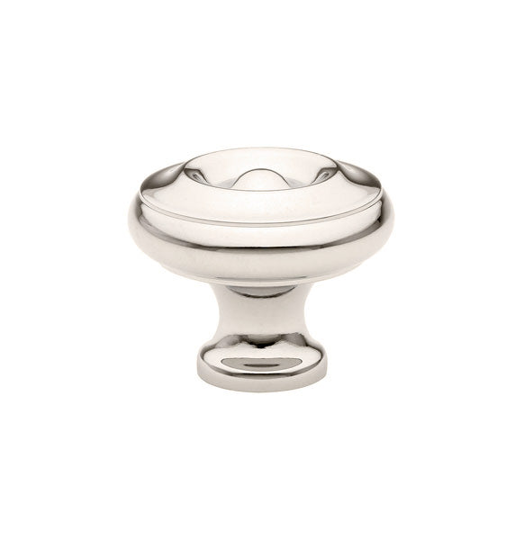 Emtek Waverly Knob 1-1/4" Wide (1-1/8" Projection) in Lifetime Polished Nickel finish