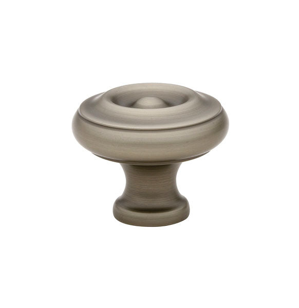 Emtek Waverly Knob 1-1/4" Wide (1-1/8" Projection) in Pewter finish