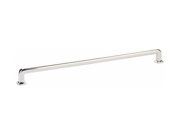 The Emtek Westridge Cabinet Pull in Polished Nickel finish