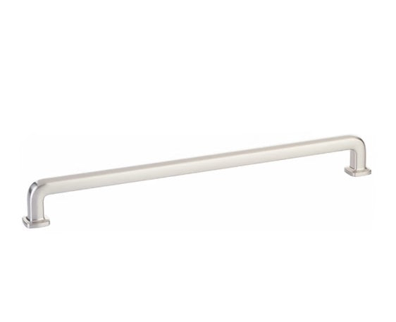 The Emtek Westridge Cabinet Pull in Satin Nickel finish