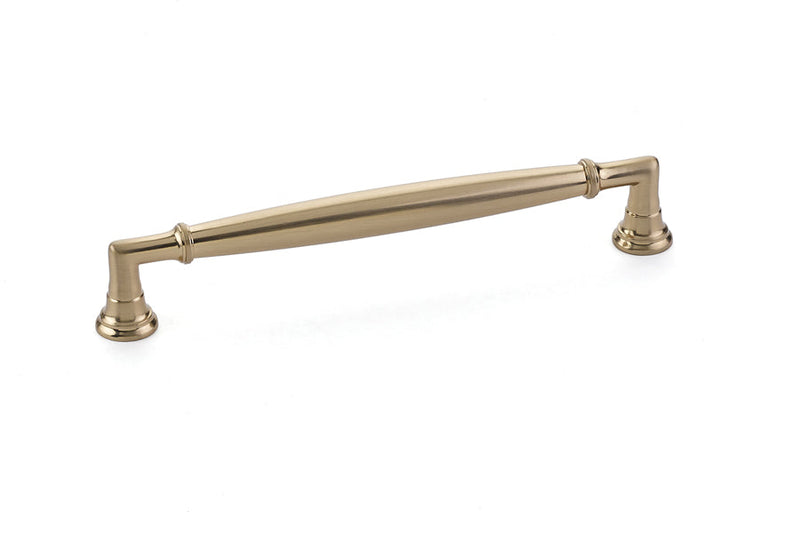 Emtek Westwood Cabinet Pull, 6" Center to Center in Satin Brass finish