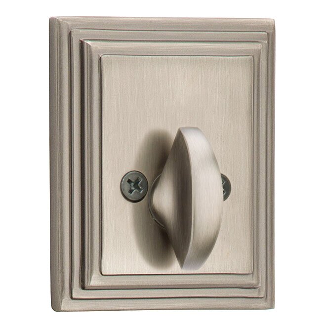 Emtek Wilshire Deadbolt, Single Sided in Pewter finish