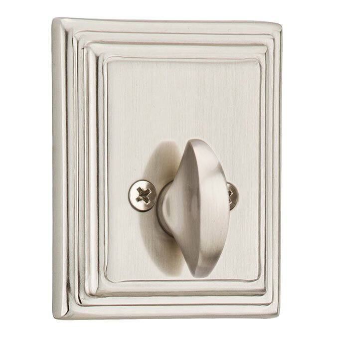 Emtek Wilshire Deadbolt, Single Sided in Satin Nickel finish