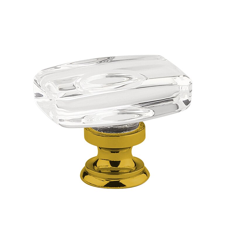 Emtek Windsor Glass Knob 1-5/8"x1-1/8" Wide (1-1/4" Projection) in French Antique finish