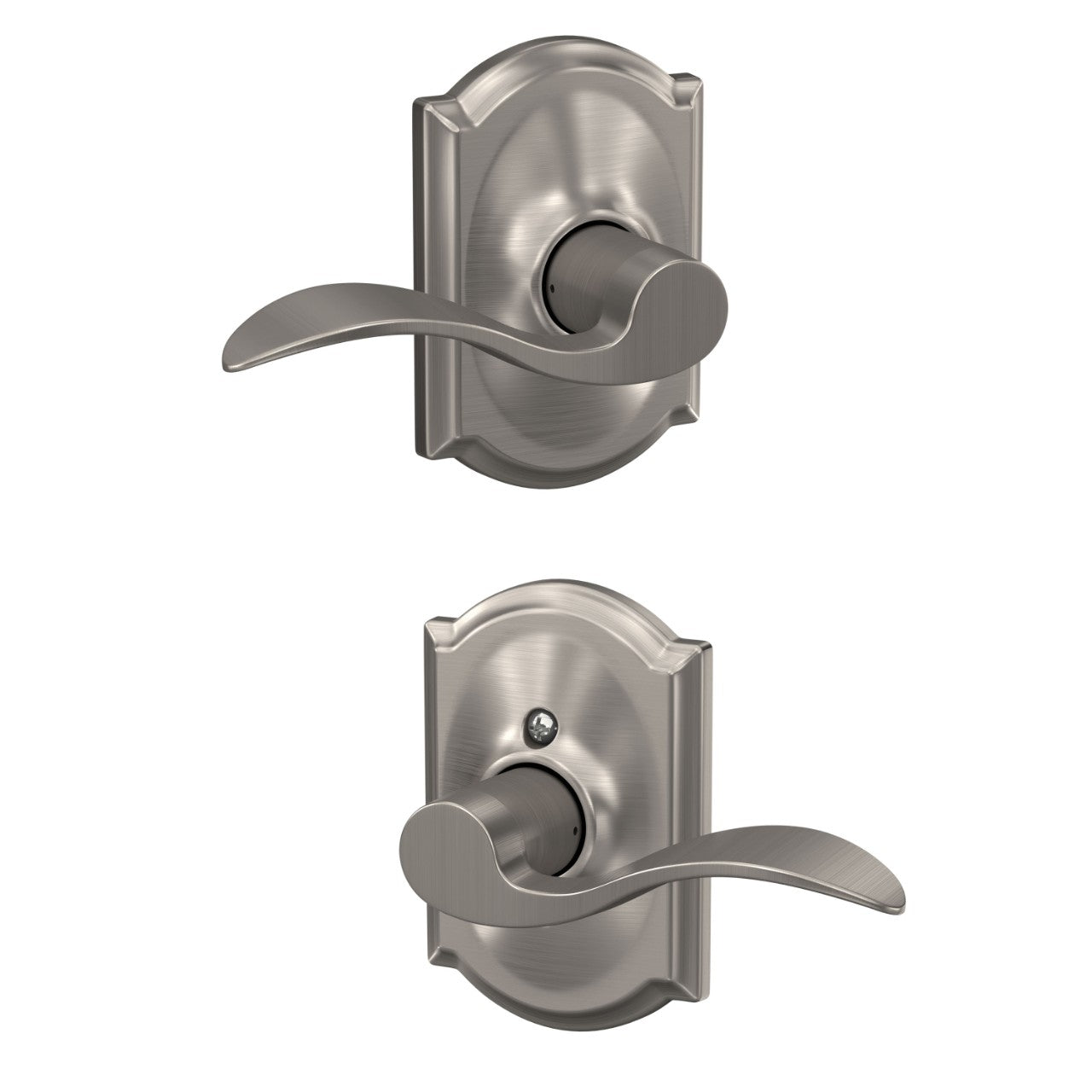 Schlage Accent Lever with Camelot Rosette