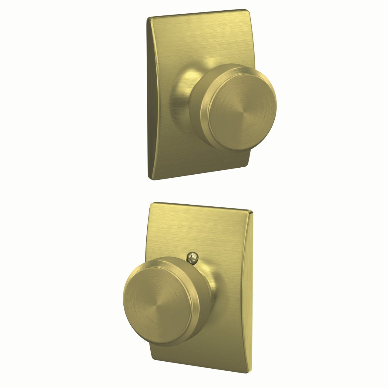 Schlage Bowery Passage Knob With Century Rosette