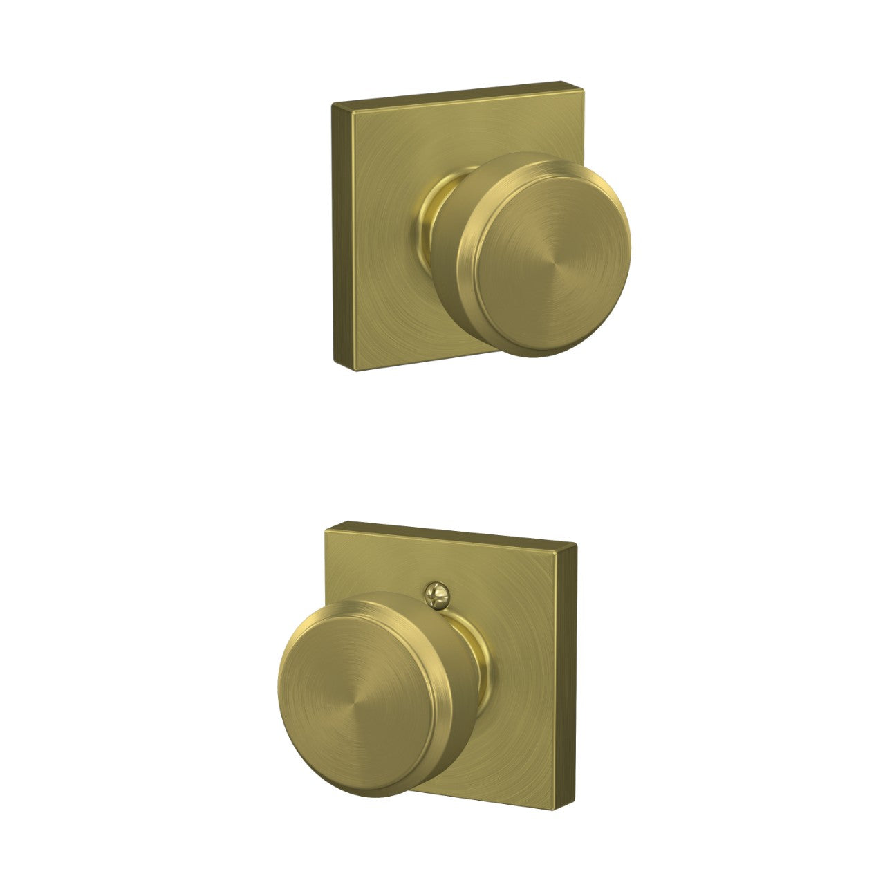 Schlage Bowery Knob with Collins Rosette