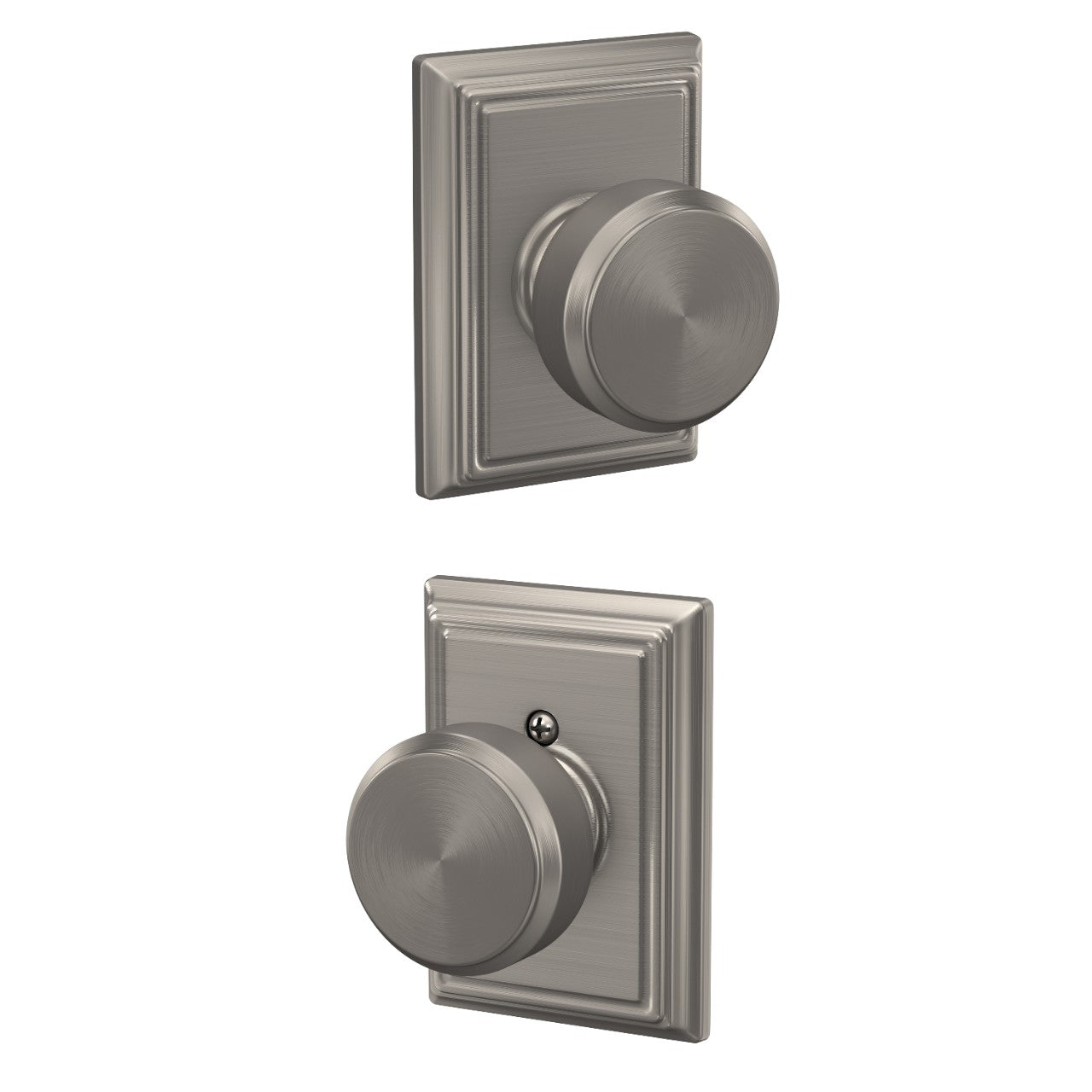 Schlage Bowery Knob with Addison Rosette