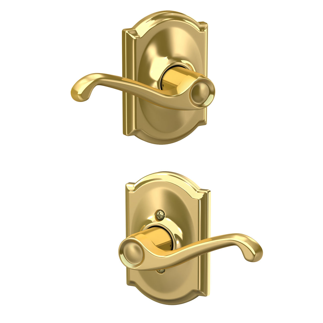 Schlage Flair Lever with Camelot Rosette