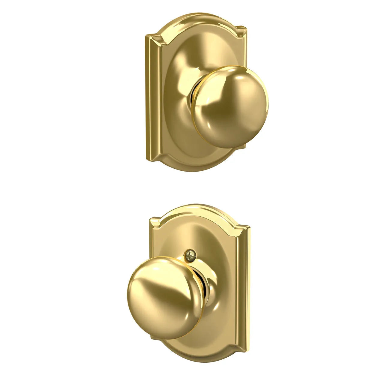 Schlage Plymouth Knob with Camelot Rosette