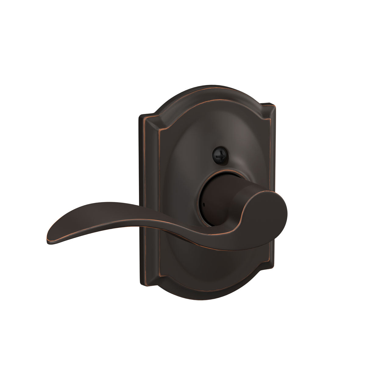 Schlage Accent Lever with Camelot Rosette