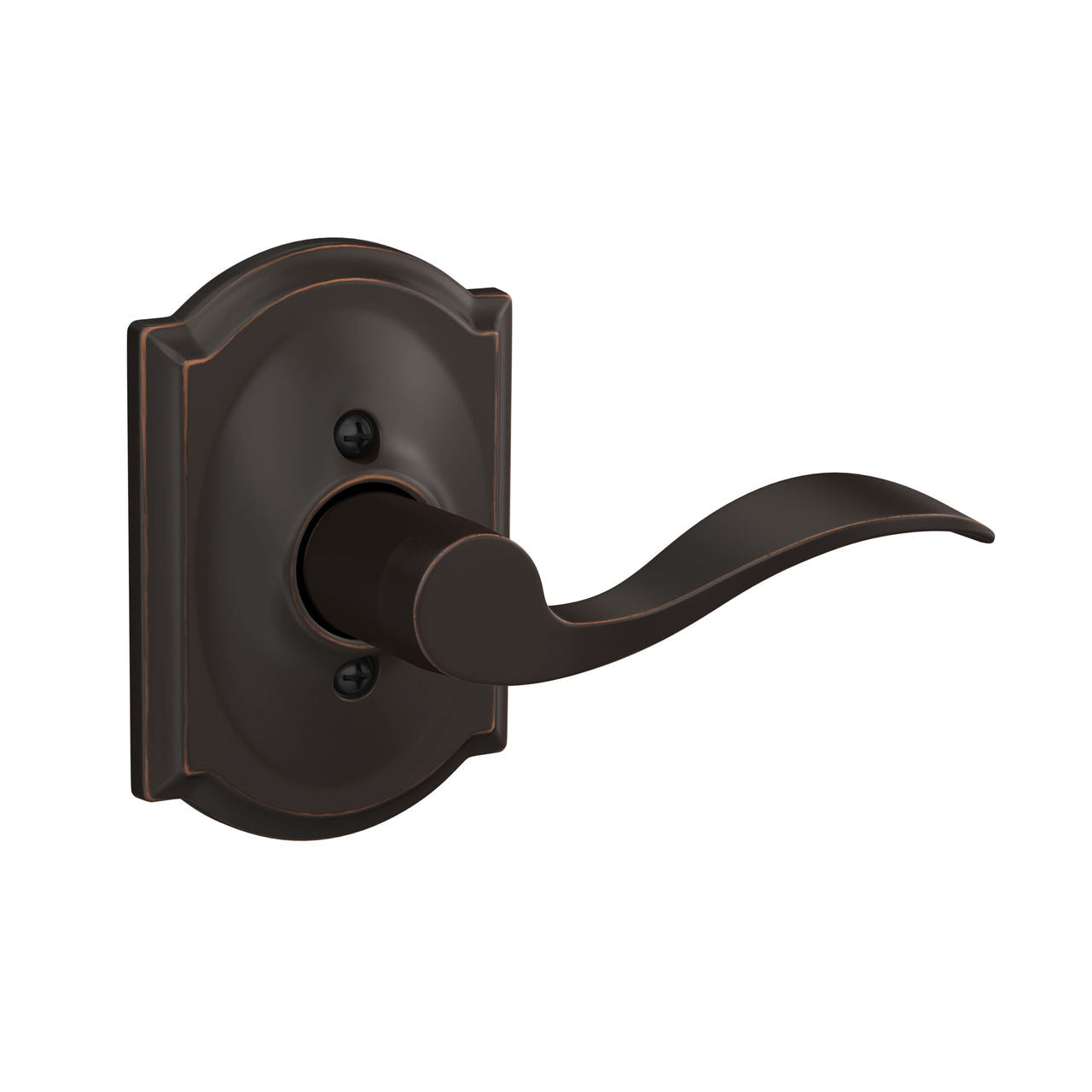 Schlage Accent Lever with Camelot Rosette