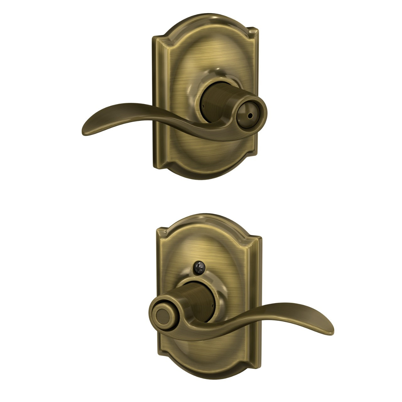 Schlage Accent Lever with Camelot Rosette