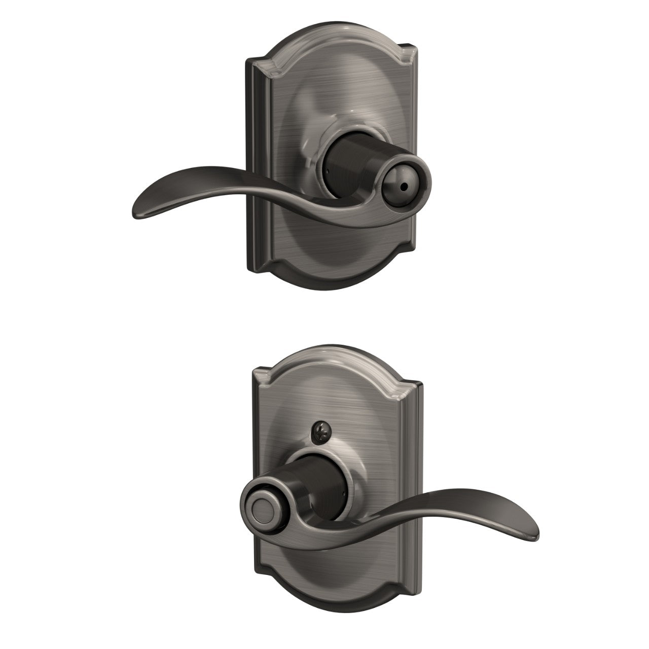 Schlage Accent Lever with Camelot Rosette