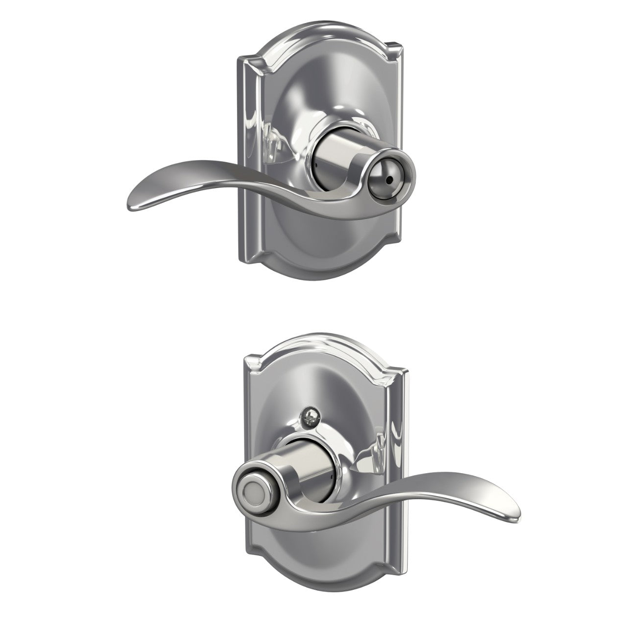Schlage Accent Lever with Camelot Rosette