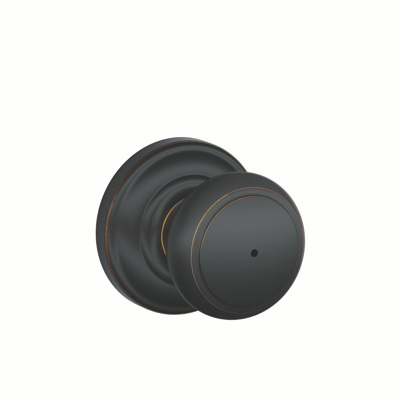 Schlage Andover Knob with Andover Rosette