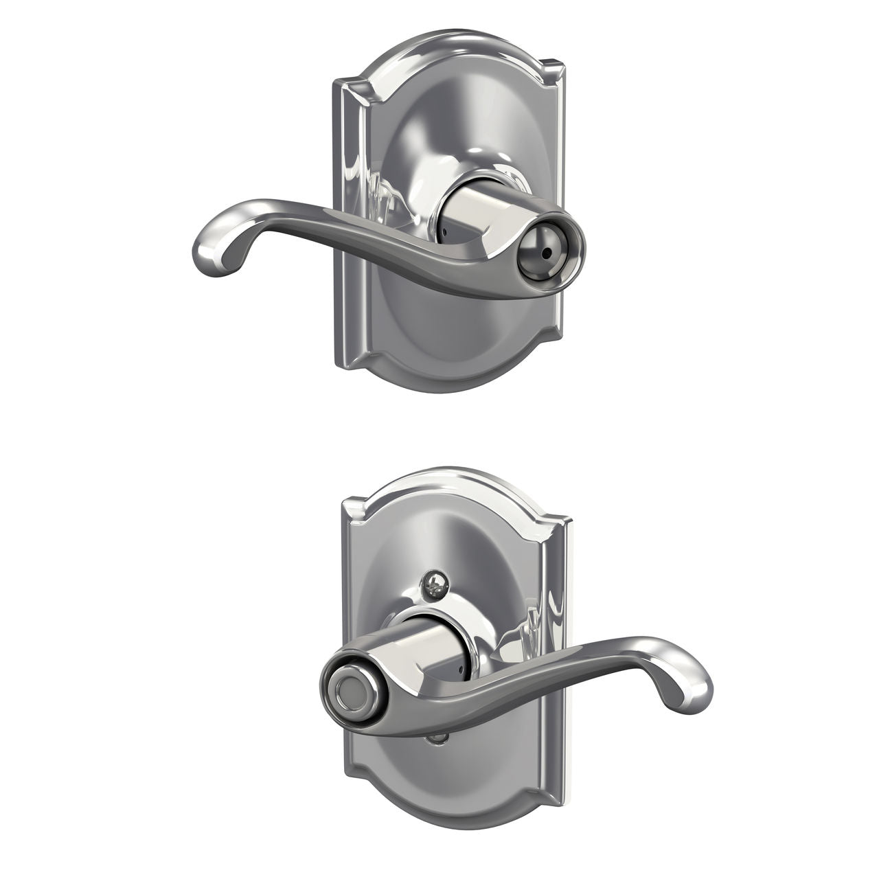Schlage Flair Lever with Camelot Rosette