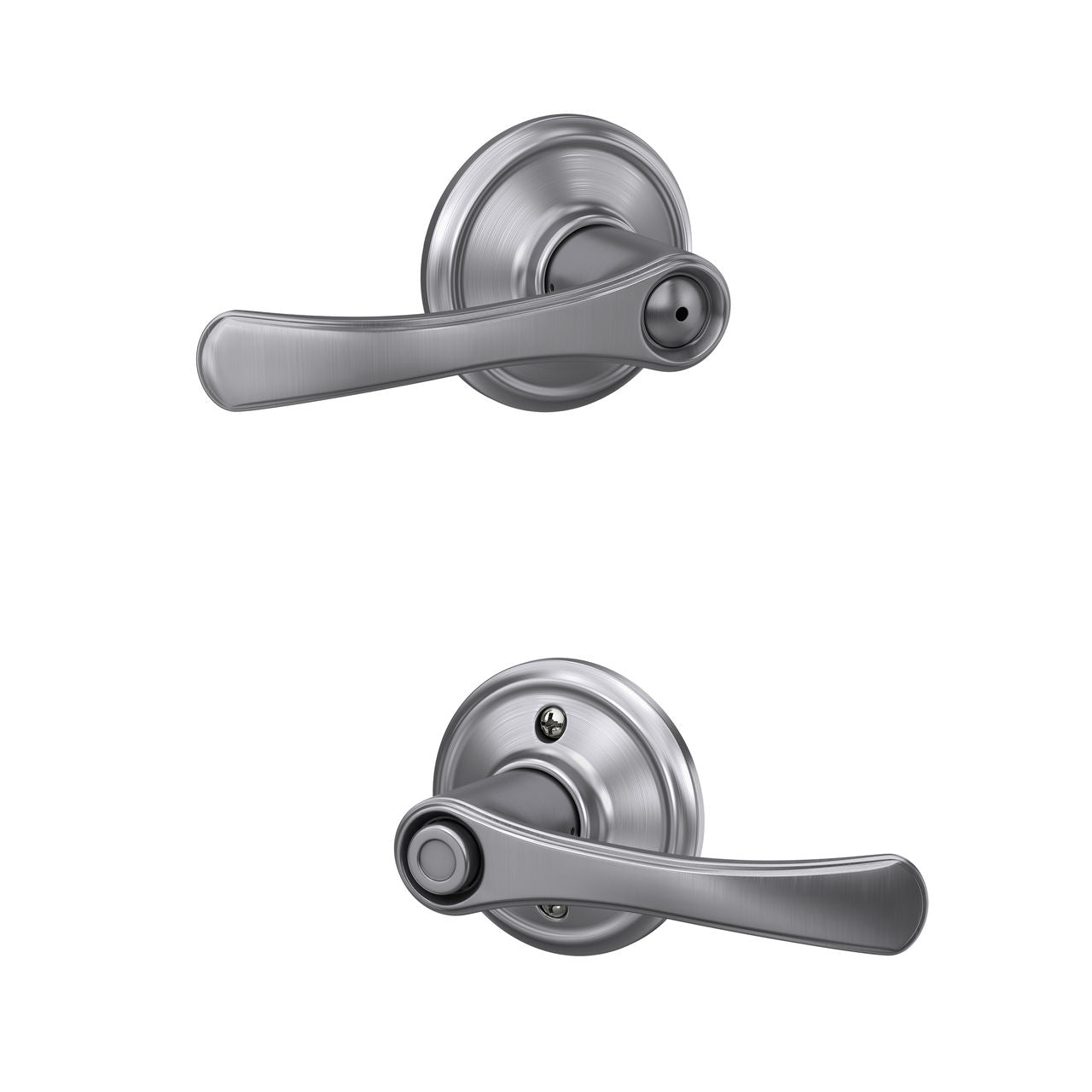Schlage Avila Privacy Lever Satin Chrome