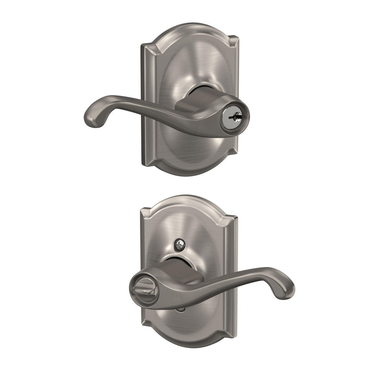 Schlage Flair Lever with Camelot Rosette