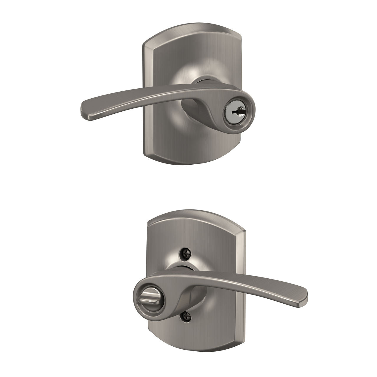 Schlage Merano Lever with Greenwich Rosette