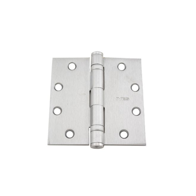 Ives Commercial 4-1/2" x 4-1/2" Five Knuckle Ball Bearing Standard Weight Hinge in Satin Chrome finish