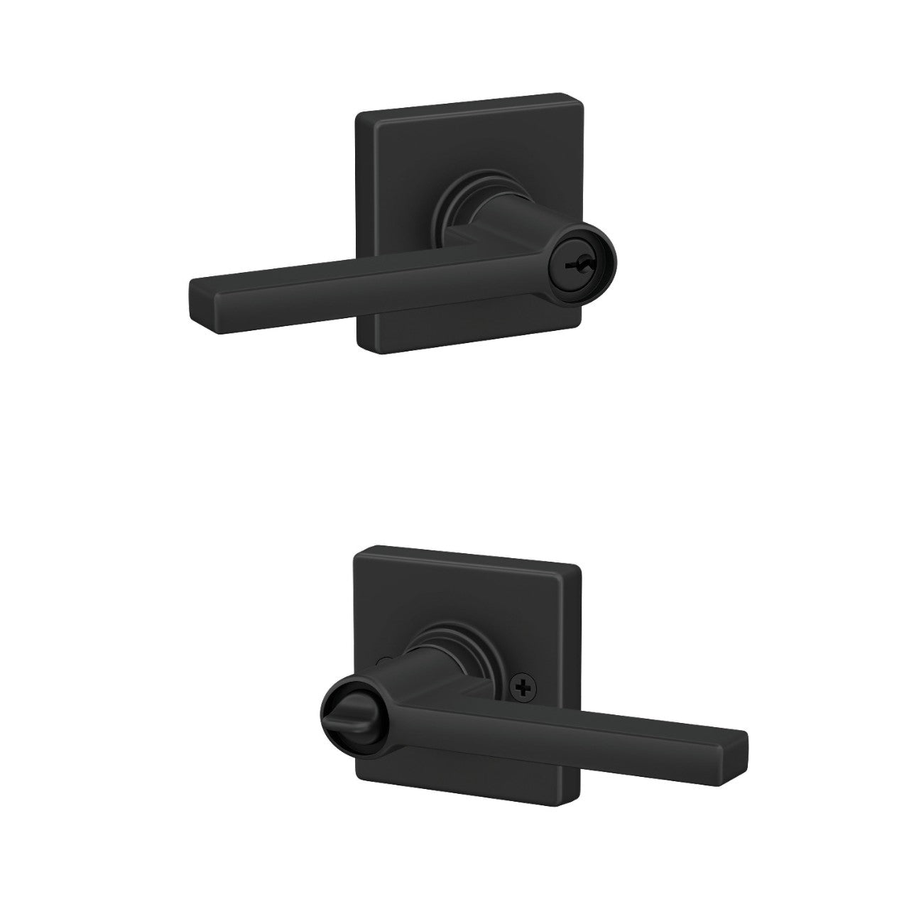 Schlage J Dexter Series Solstice Lever with Collins Rosette
