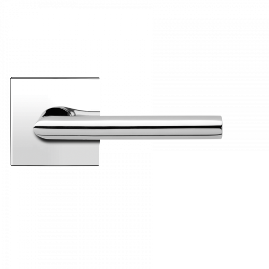 Karcher Verona Dummy Lever with Square Plan Design Rosette in Polished Stainless Steel finish