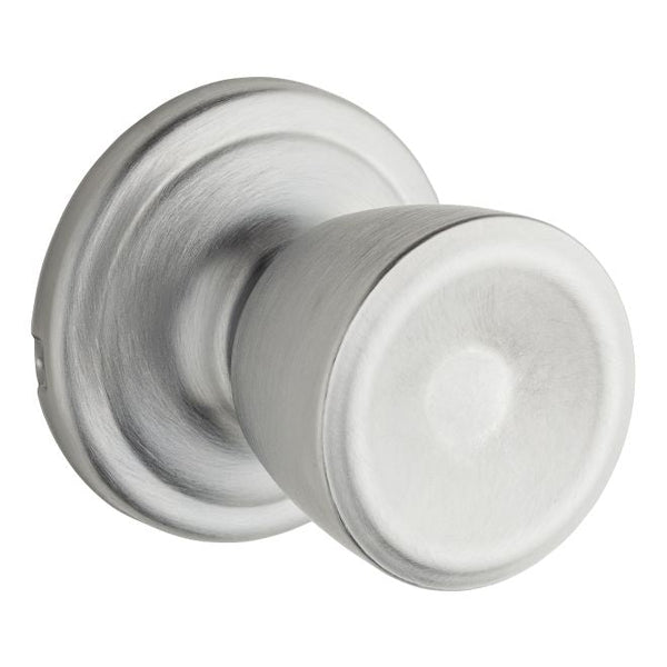 Kwikset Abbey Passage Knob in Satin Chrome finish