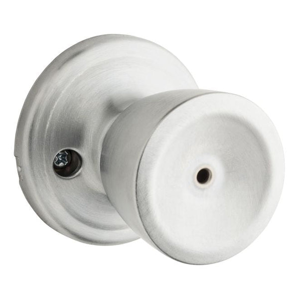 Kwikset Abbey Privacy Door Knob in Satin Chrome finish