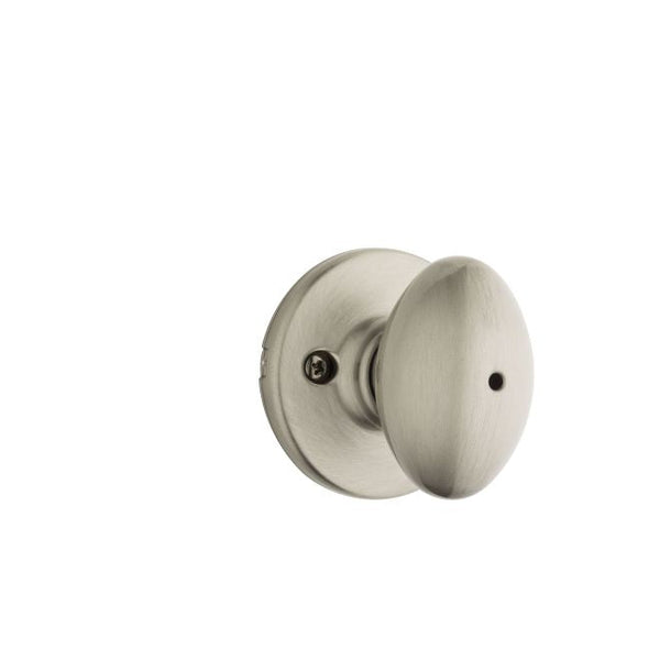 Kwikset Aliso Privacy Door Knob in Satin Nickel finish