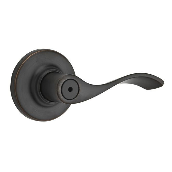 Kwikset Balboa Privacy Door Lever in Venetian Bronze finish