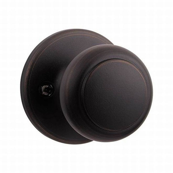 Kwikset Cove Knob Half Dummy in Venetian Bronze finish