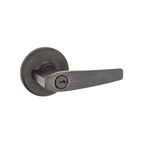 Kwikset Delta Lever Entry Door Lock in Venetian Bronze finish