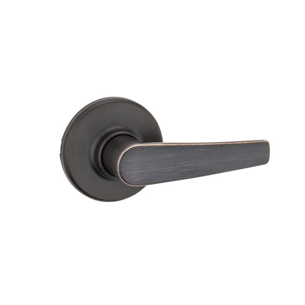 Kwikset Delta Passage Lever in Venetian Bronze finish