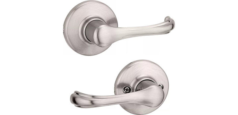 Kwikset Dorian Lever in Satin Nickel finish