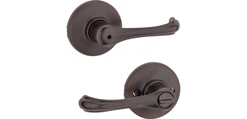 Kwikset Dorian Lever in Venetian Bronze finish