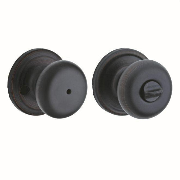 Kwikset Hancock Privacy Door Knob in Venetian Bronze finish