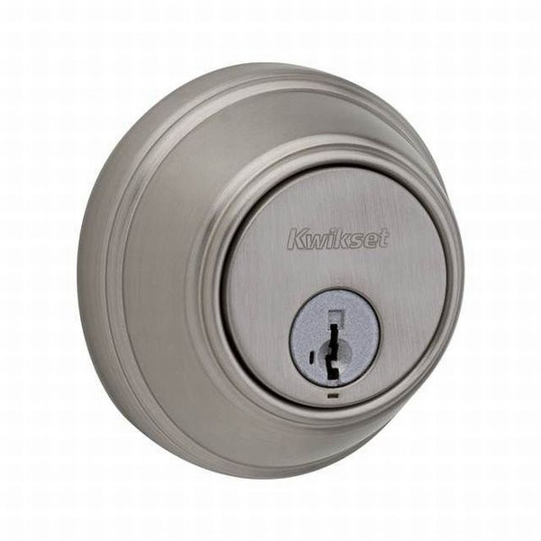 Kwikset Key Control Deadbolt With SmartKey in Satin Nickel finish