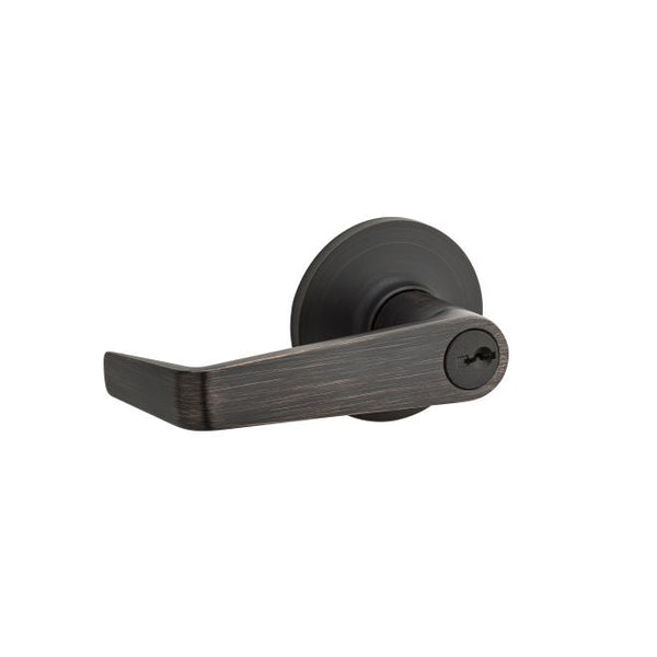 Kwikset Light Commercial Carson Passage Lever in Venetian Bronze finish