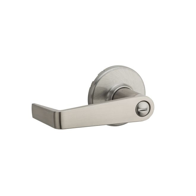 Kwikset Light Commercial Kingston Privacy Lever in Satin Nickel finish