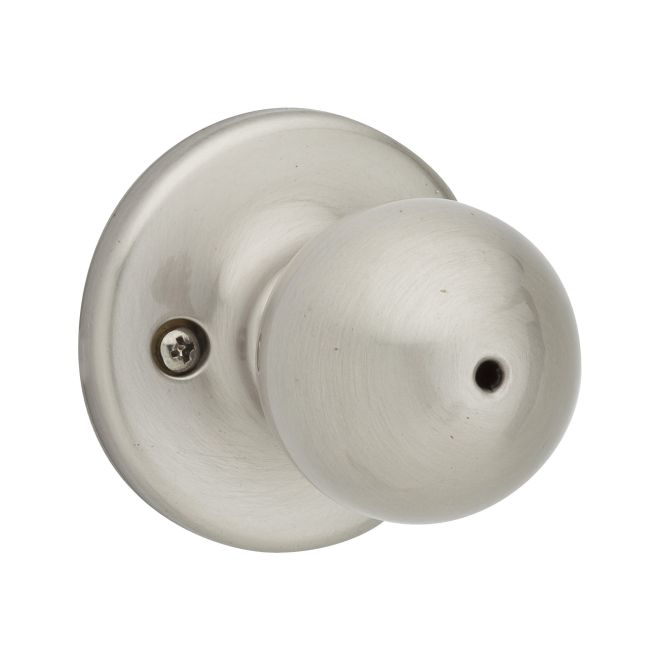 Kwikset Polo Privacy Door Knob in Satin Nickel finish