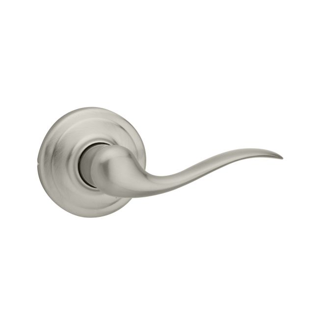 Kwikset Tustin Lever Interior Dummy Handleset Trim - Exterior Trim Sold Separately in Satin Nickel finish