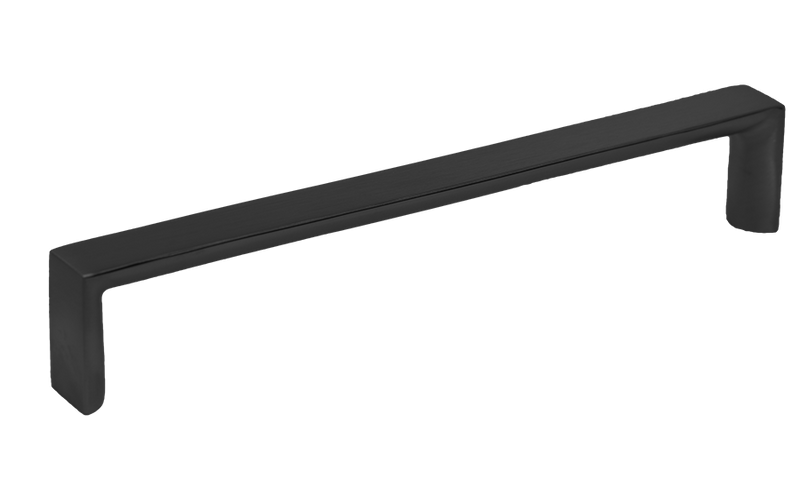 Linnea 1092 Cabinet Pull - 128mm (5.04") CTC in Satin Black finish