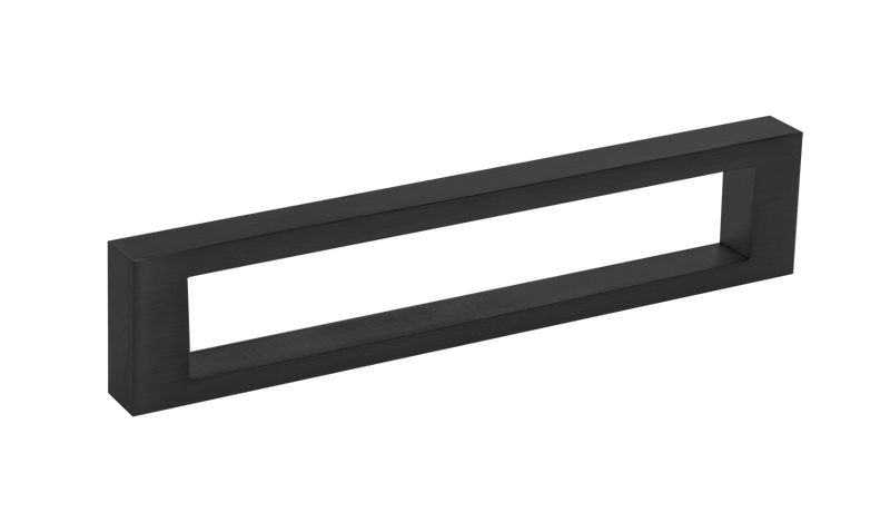 Linnea 3080 Cabinet Pull - 88mm (3.46") CTC in Satin Black finish